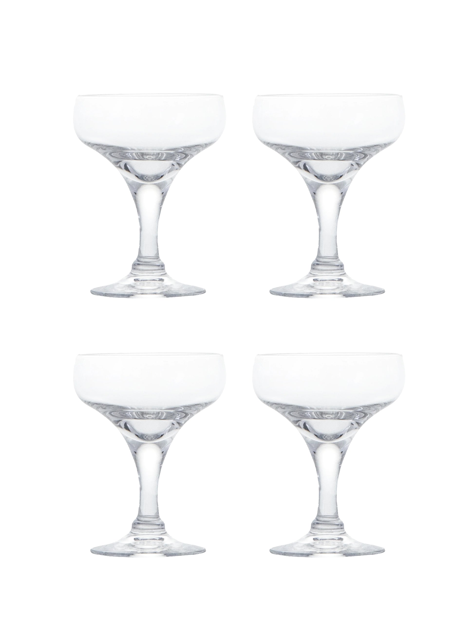 Vintage 1950s Swedish Schnapps Cocktail Coupes Set of Four
