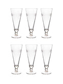 Vintage 1960s Etched Foot Collins Glasses Weston Table