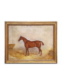 19th Century Claude Lorraine Ferneley Horse Oil Painting