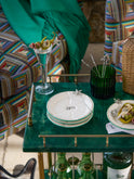 Absinthe Coasters Green & Gold Weston Table