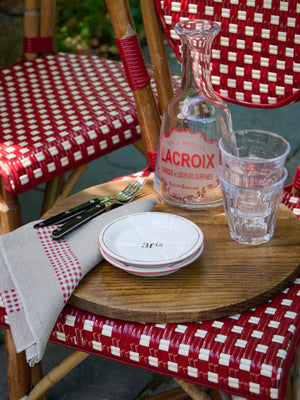  Absinthe Coasters Red & Gold Weston Table 