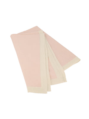  Alicia Adams Alpaca Border Baby Blanket Powder and Ivory Weston Table 