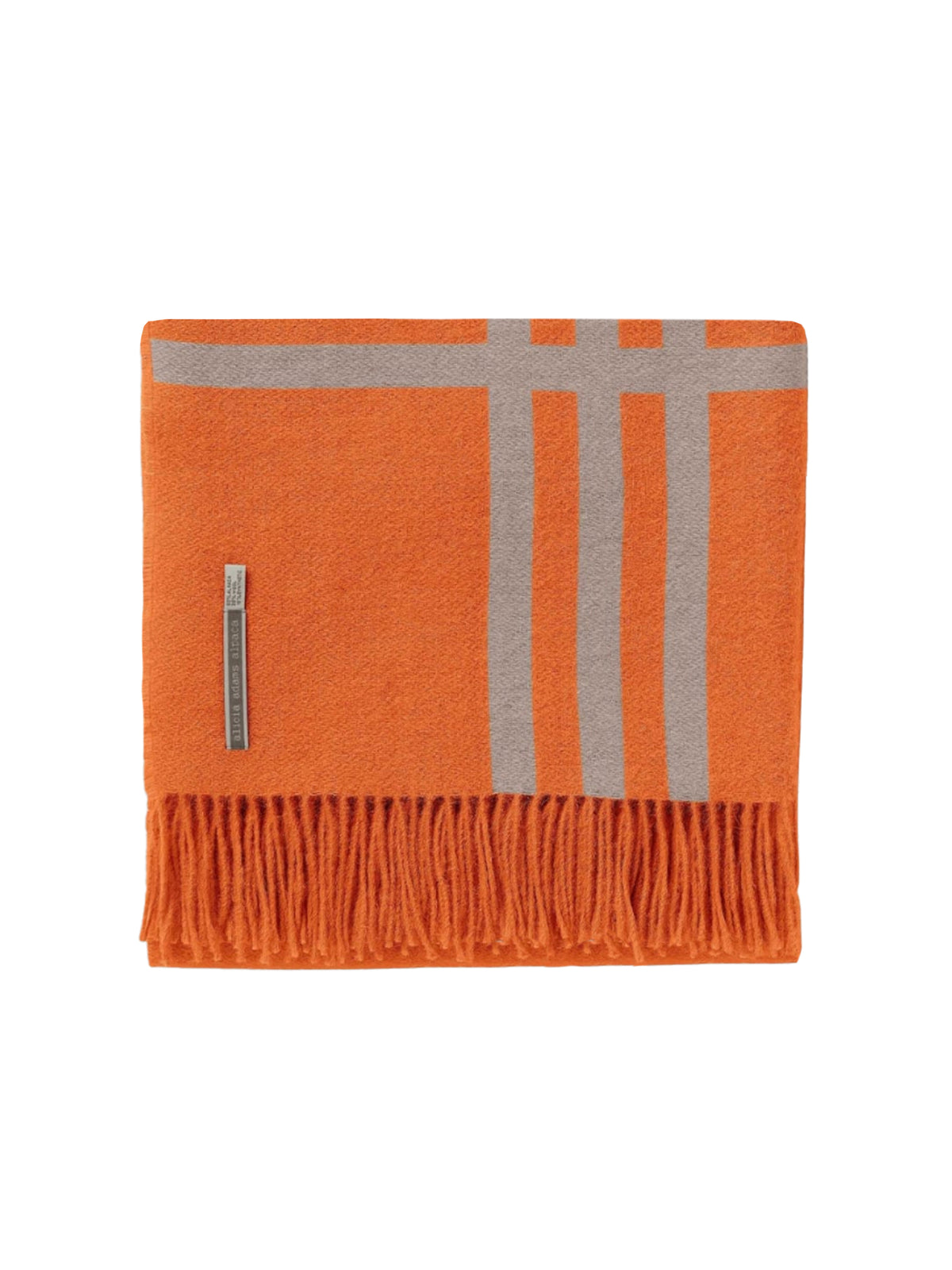 Alicia Adams Alpaca Boulder Throw Light Taupe and Firecracker Weston Table