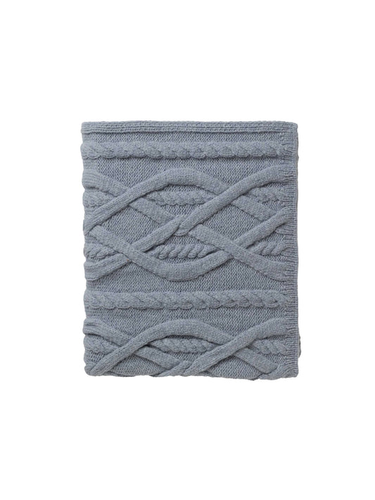 Alicia Adams Alpaca Buckley Throw Chambray Weston Table