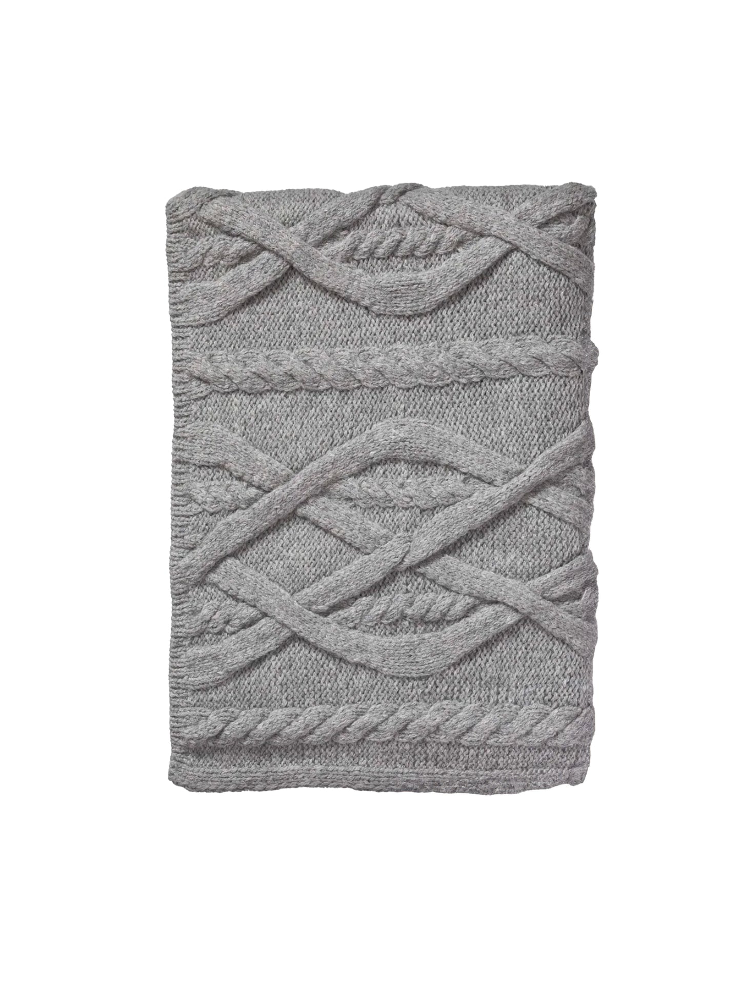 Alicia Adams Alpaca Buckley Throw Light Grey Weston Table