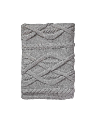  Alicia Adams Alpaca Buckley Throw Light Grey Weston Table 