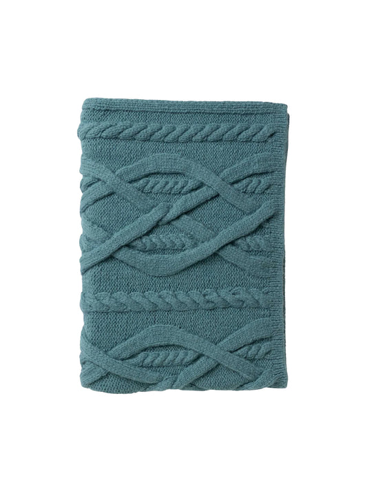 Alicia Adams Alpaca Buckley Throw TealWeston Table