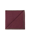 Alicia Adams Alpaca Burgundy Rib Throw Weston Table