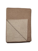 Alicia Adams Alpaca Caramel and Beige Aspen Throw Weston Table SP