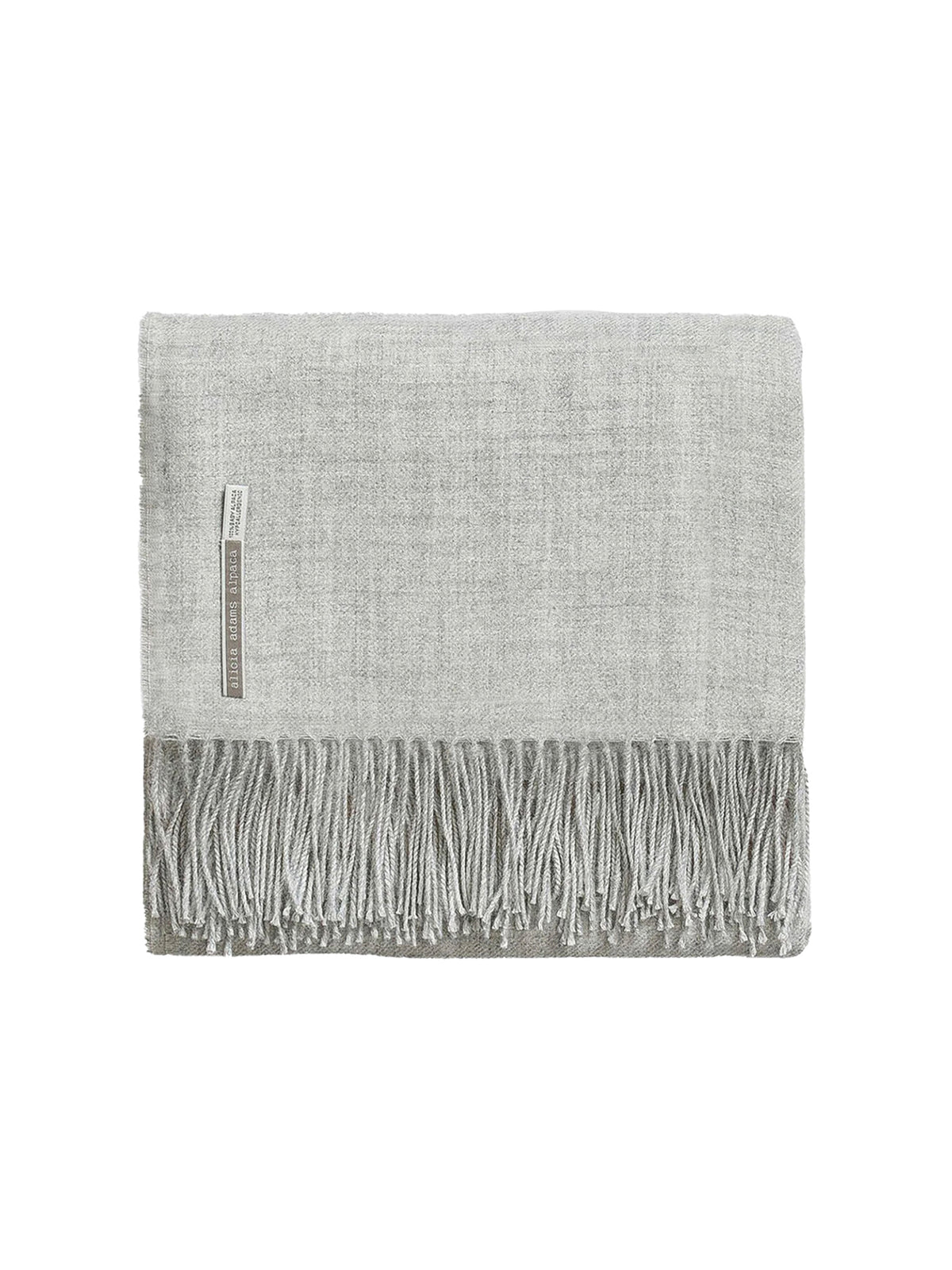 Alicia Adams Alpaca Carbon Classic Throw Weston Table