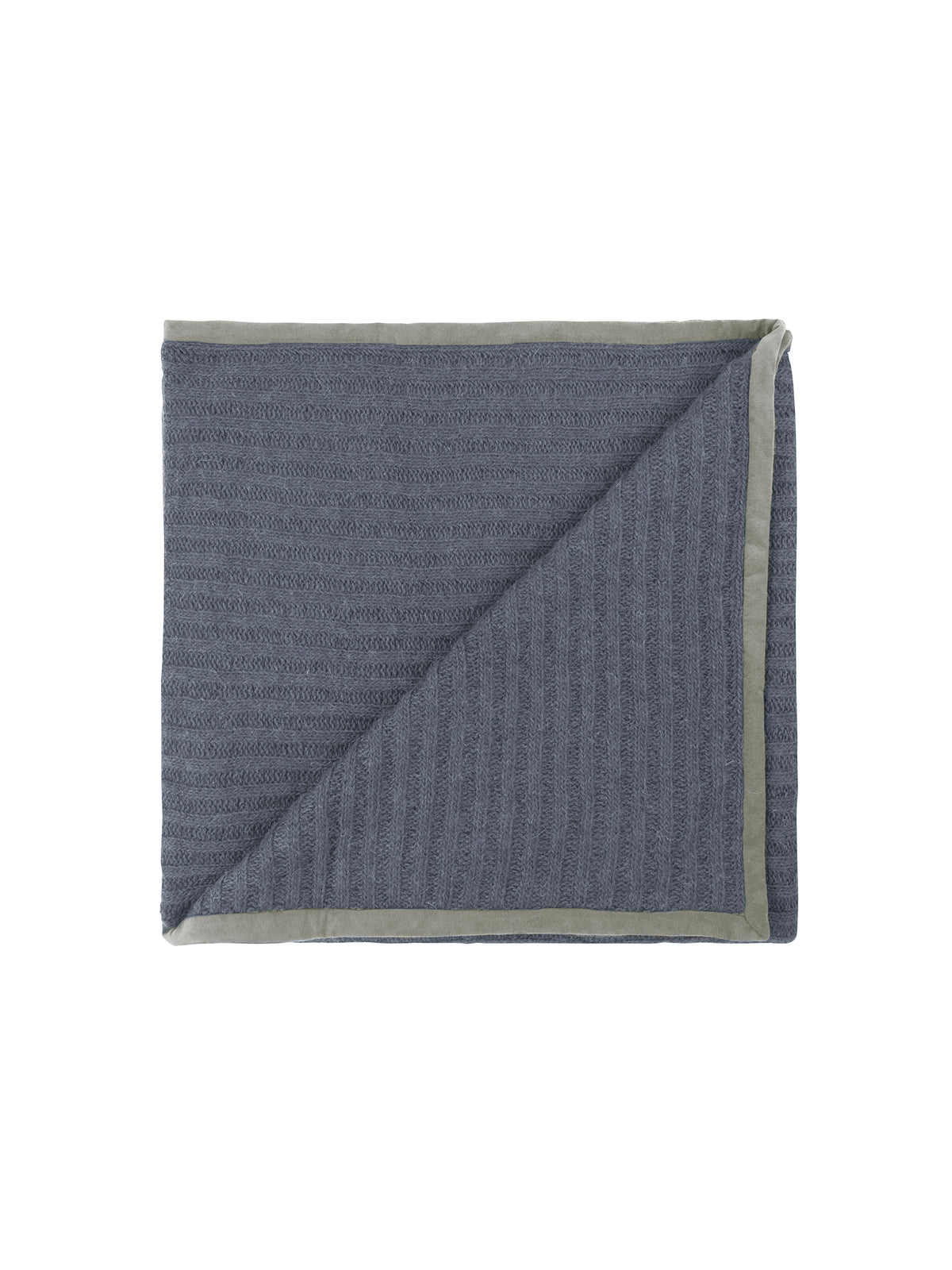 Alicia Adams Alpaca Chambray Rib Throw Weston Table