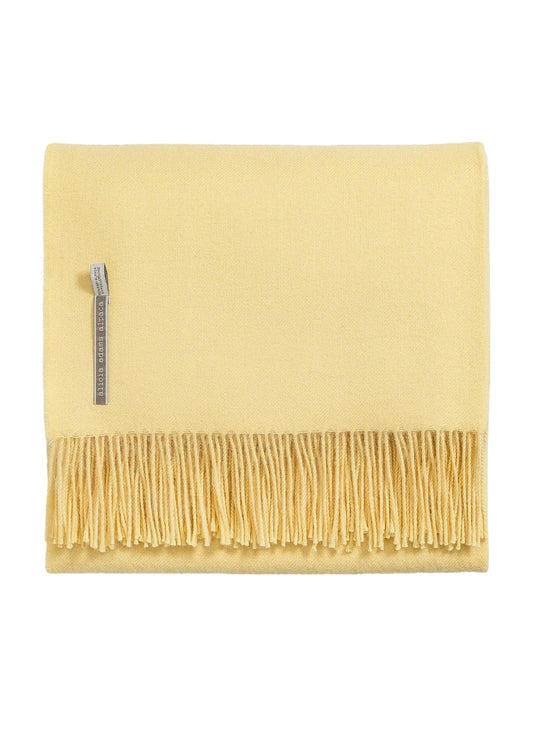 Alicia Adams Alpaca Classic Throw Sunny Yellow Weston Table