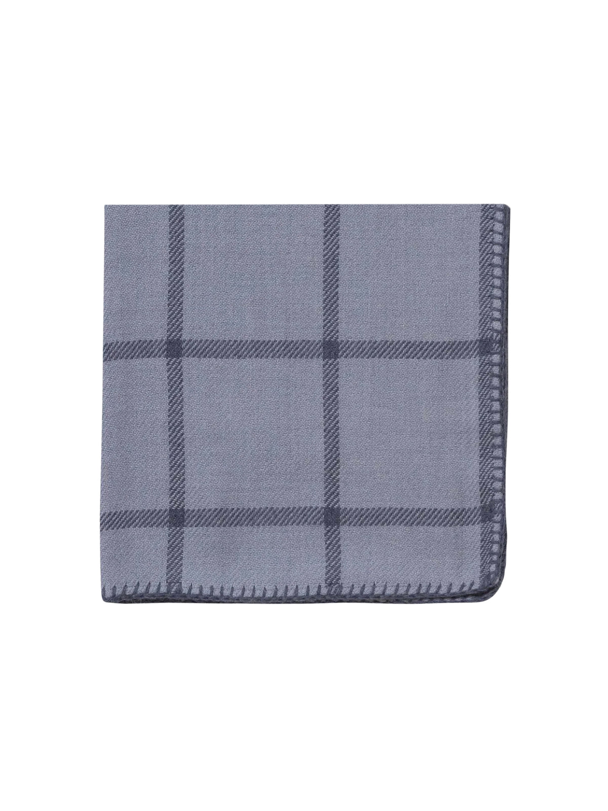 Alicia Adams Alpaca Graydon Chambray Denim Blue Throw