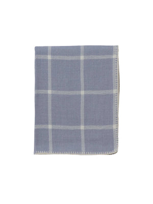  Alicia Adams Alpaca Graydon Chambray and Ivory Throw Weston Table SP 