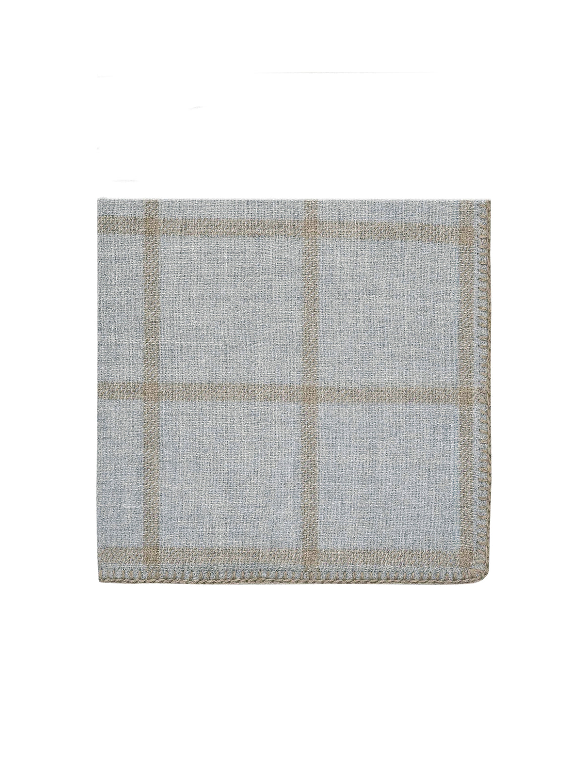 Alicia Adams Alpaca Graydon Light Gray and Taupe Throw Weston Table