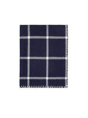  Alicia Adams Alpaca Graydon Navy Ivory Throw Weston Table 