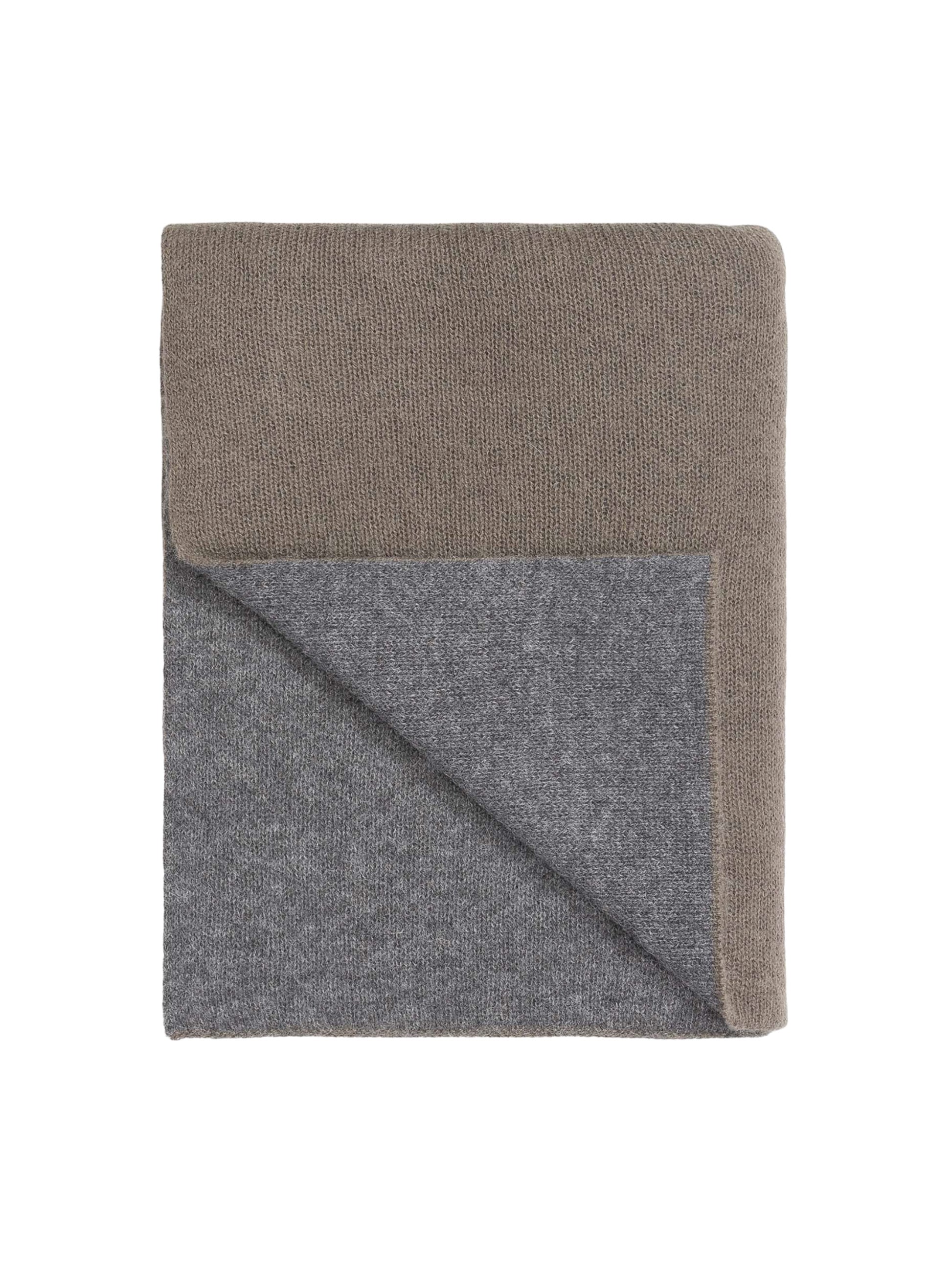 Alicia Adams Alpaca Moss and Grey Aspen Throw Weston Table 