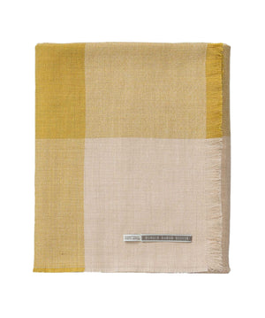  Alicia Adams Alpaca Mykonos Throw Ecru and French Yellow Weston Table 