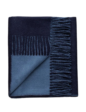 Alicia Adams Alpaca Reversible Throw Navy and English Manor Weston Table 