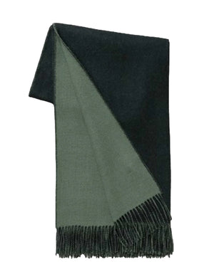  Alicia Adams Alpaca Reversible Throw Velvet Green and Sage Weston Table 