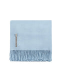 Alicia Adams Alpaca Solid Aquatic Blue Classic Throw Weston Table