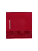 Alicia Adams Alpaca Solid Scarlet Classic Throw Weston Table