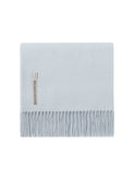 Alicia Adams Alpaca Solid Spa Blue Classic Throw Weston Table