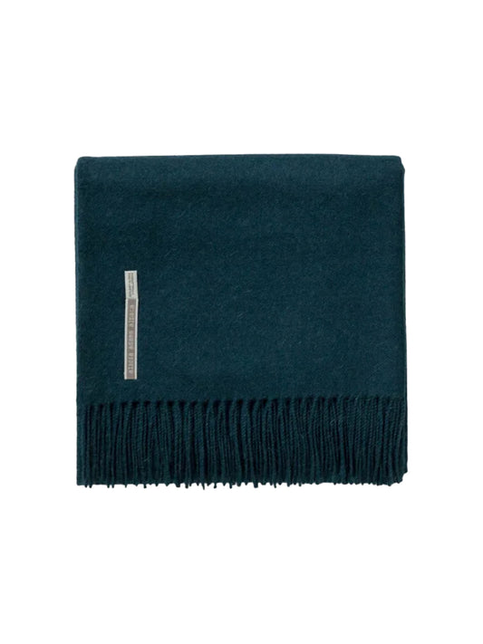 Alicia Adams Alpaca Solid Spruce Classic Throw Weston Table
