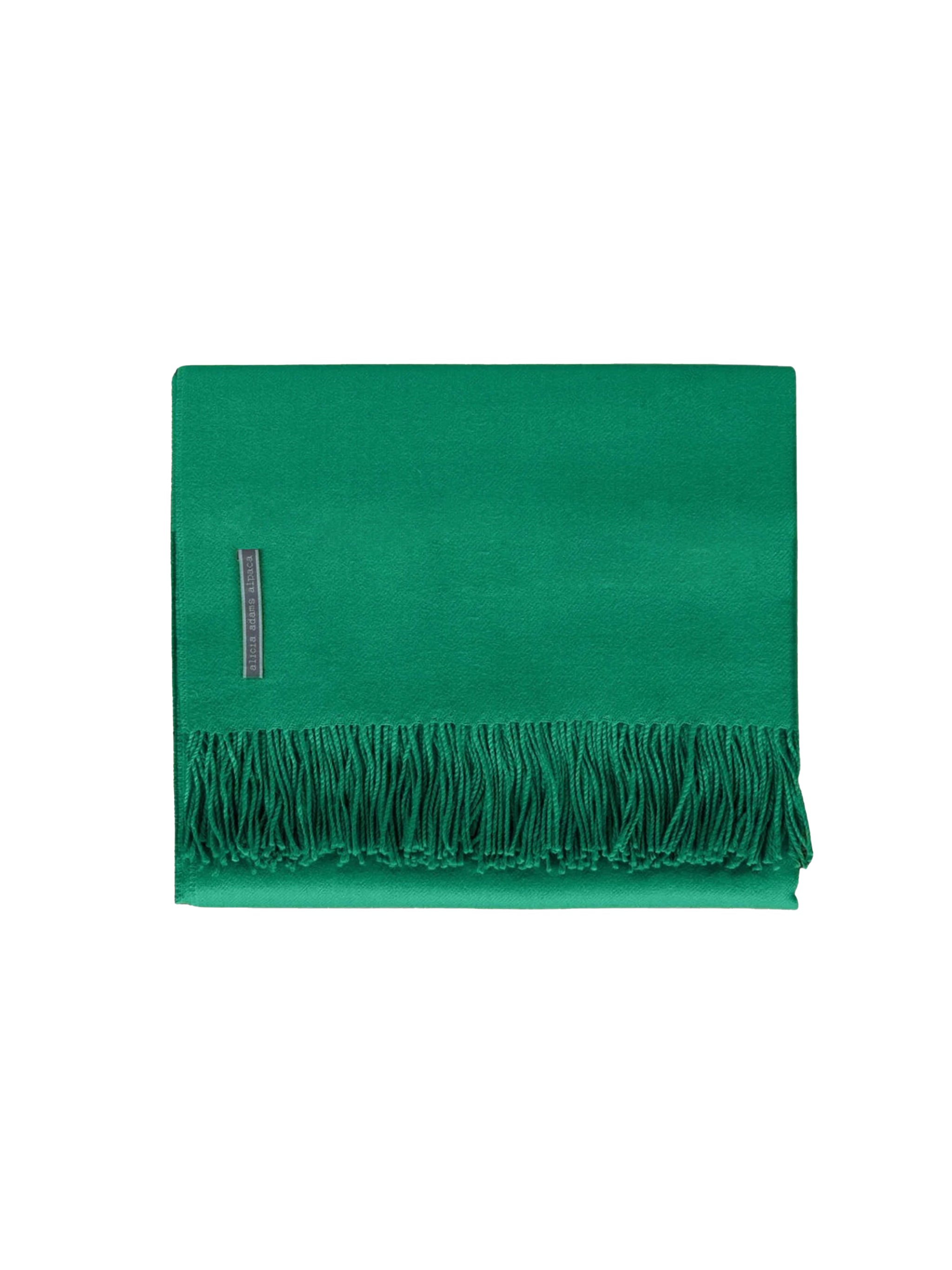 Alicia Adams Alpaca Vibrant Green Classic Throw | Blankets