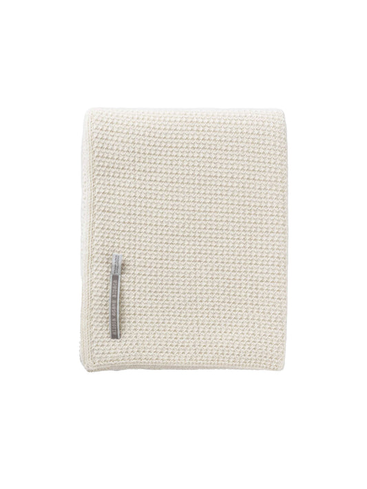 Alicia Adams Alpaca Zuma Baby Blanket Ivory Weston Table