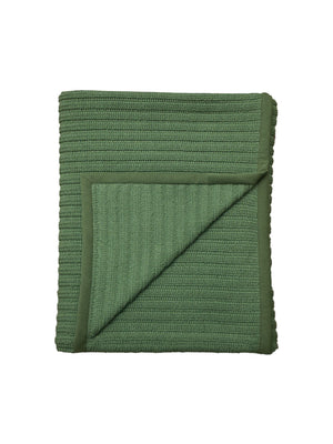  Alicia Adams Evergreen Rib Throw Weston Table 