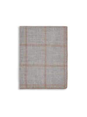  Alicia Adams Alpaca Graydon Light Gray and Taupe Throw Weston Table 