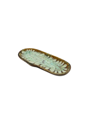  Mint and Tortoise Razor Clam Plates Small Weston Table 