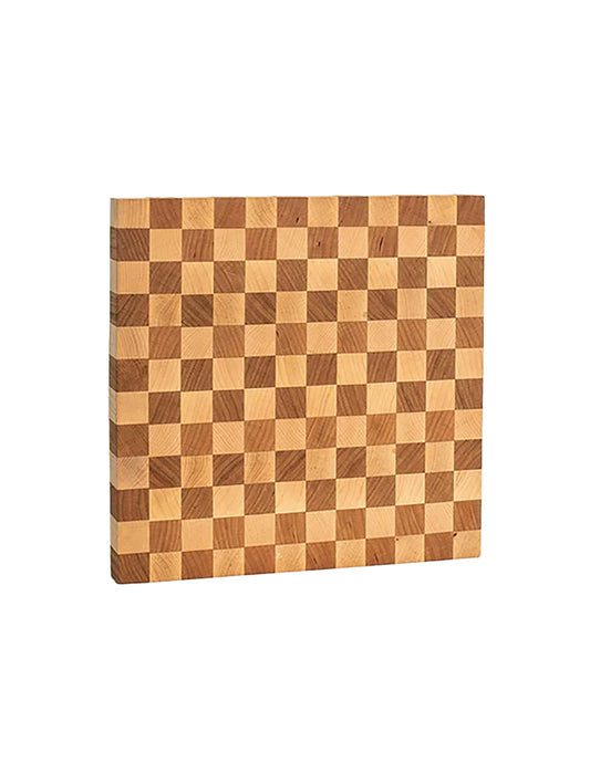 Amish Checkered Butcher Block Walnut & Maple Weston Table
