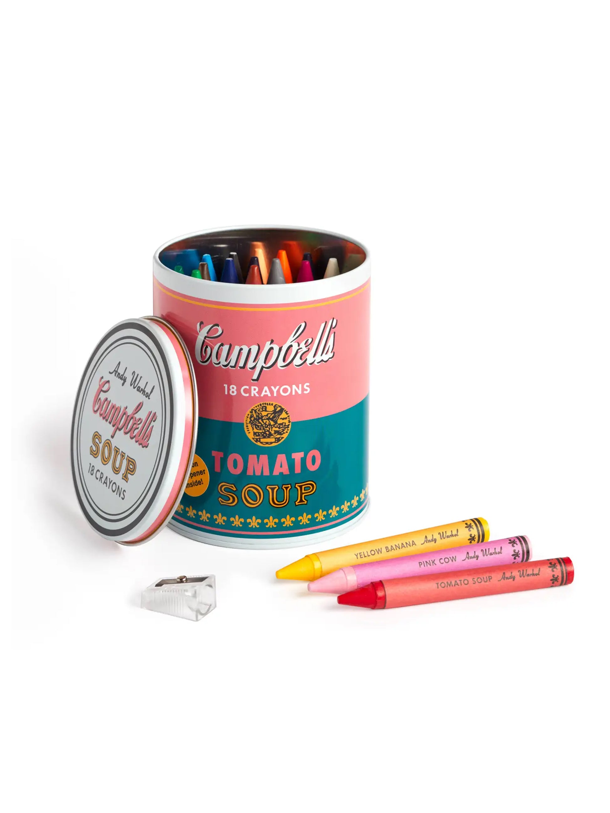 Andy Warhol Soup Can Crayons and Sharpener Weston Table