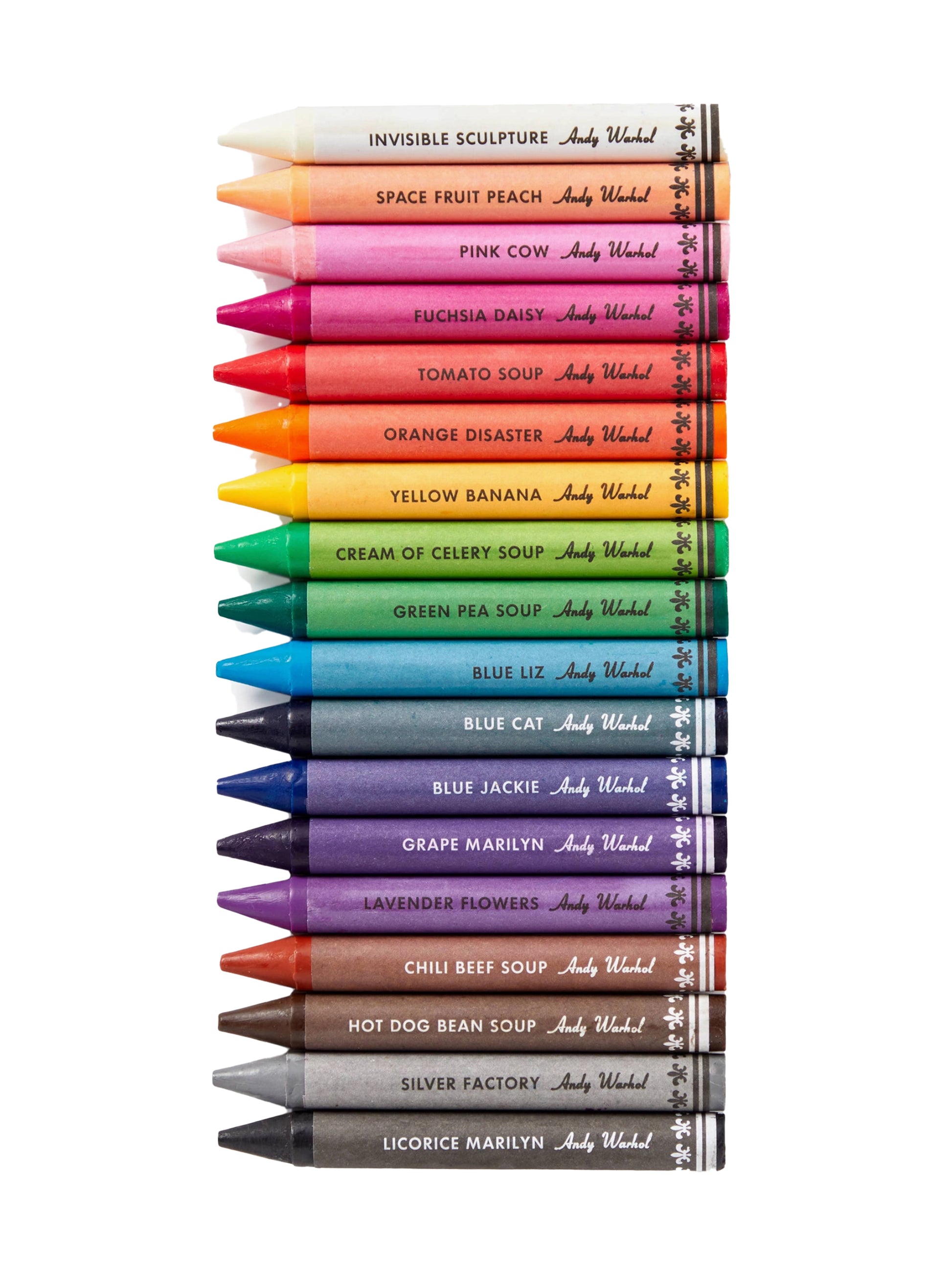 Andy Warhol Soup Can Crayons and Sharpener Weston Table