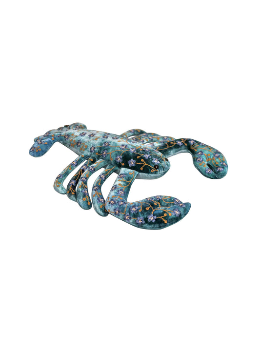 Anke Drechsel Embroidered Blue Lobster Weston Table