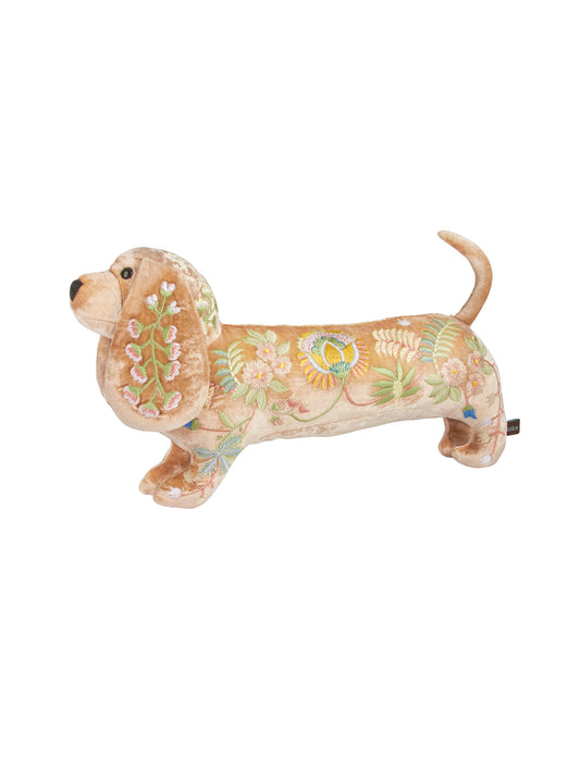 Anke Drechsel Embroidered Dachshund Weston Table