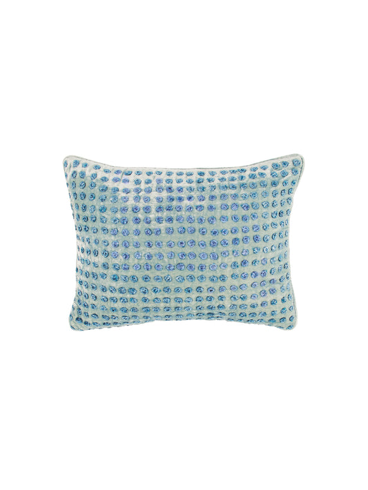 Anke Drechsel Embroidered Dotty Pillow Weston Table
