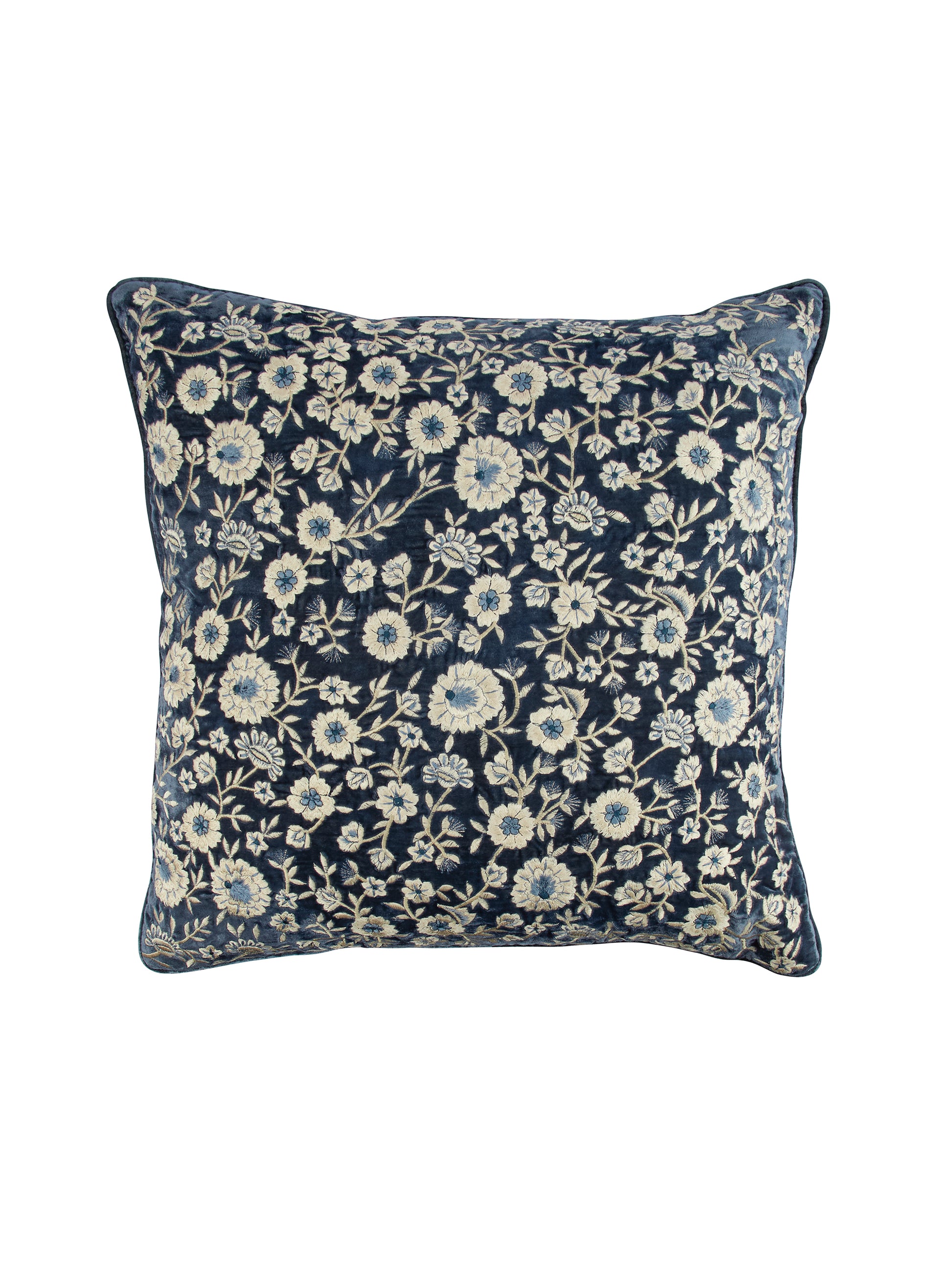 Anke Drechsel Embroidered Kensington Pillow Weston Table