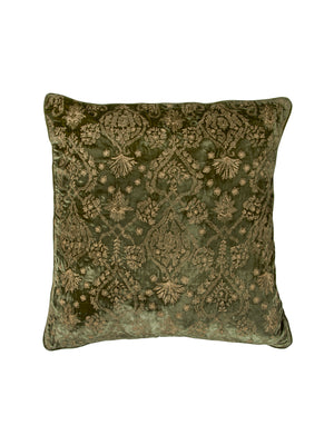  Anke Drechsel Embroidered Tara Light Green Pillow Weston Table 