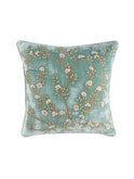 Anke Drechsel Embroidered Tuileries Ocean Pillow Weston Table