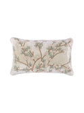 Anke Drechsel Embroidered Tuileries Shaded Blue Pillow Weston Table