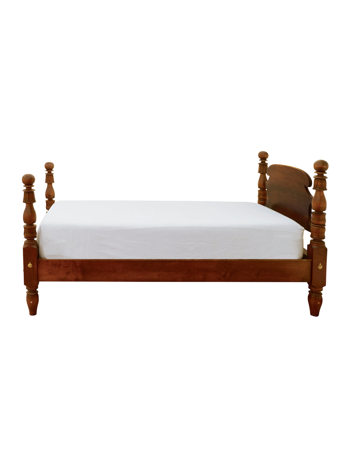 Antique Ball & Bell Maple Twin Size Beds Weston Table