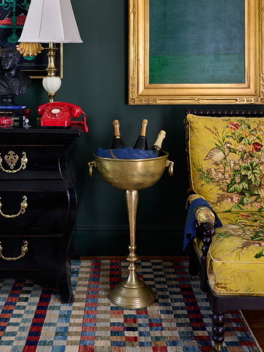 Antique Brass Champagne Stand Weston Table