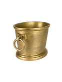 Antique Brass Finished Double Champagne Bucket Weston Table