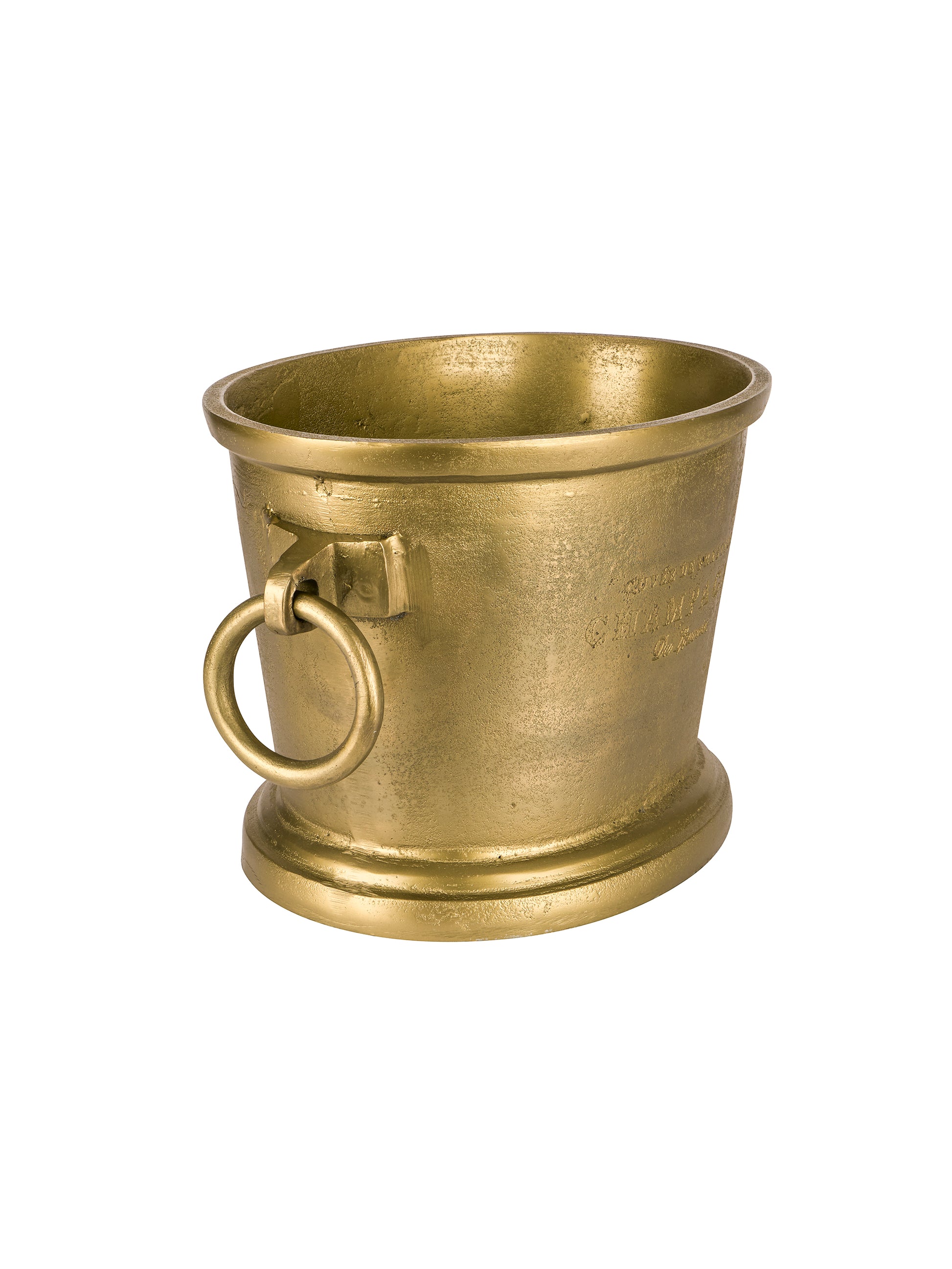 Antique Brass Finished Double Champagne Bucket Weston Table