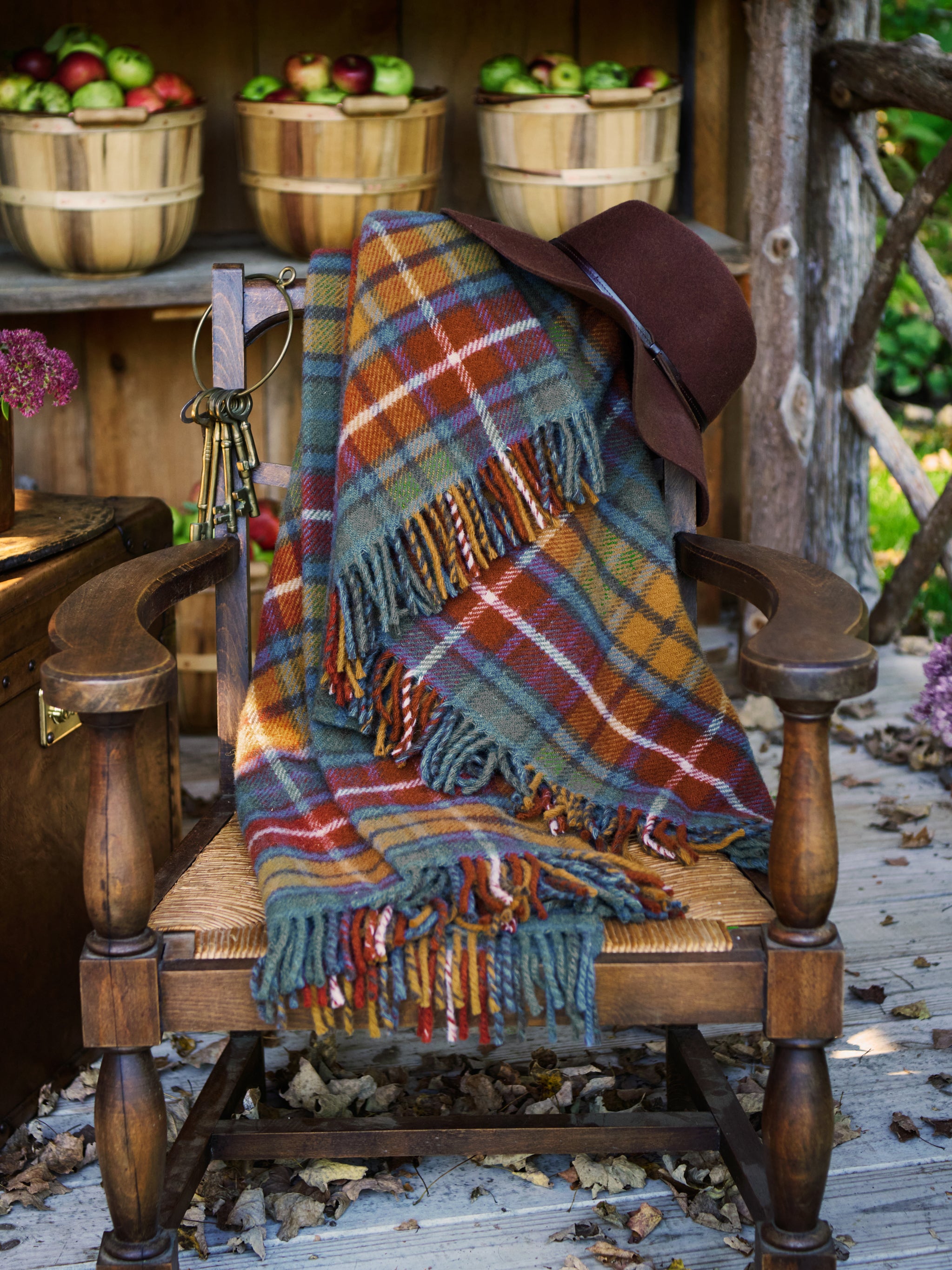 Antique buchanan tartan blanket hot sale