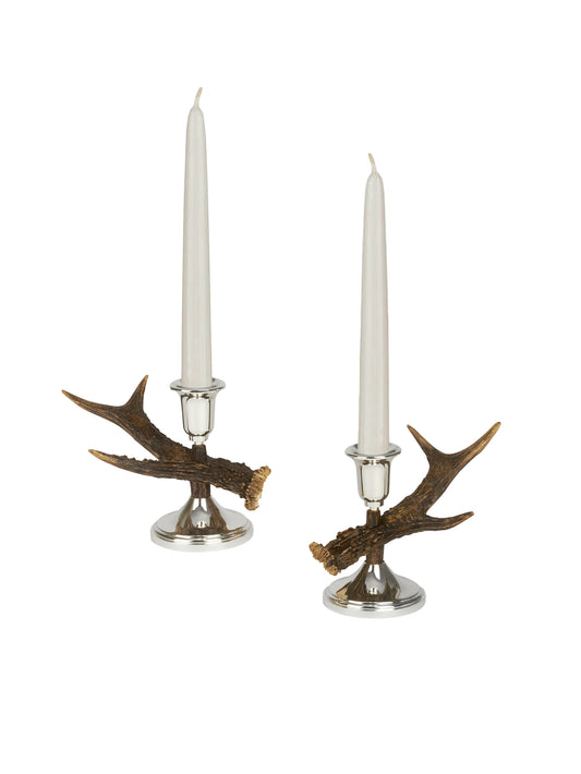 Antler Candlestick Pair Weston Table