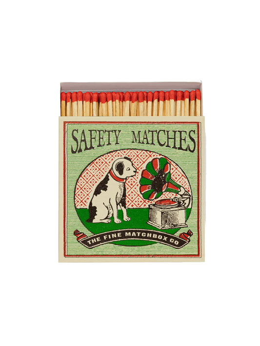 Archivist Gallery Dog and Gramaphone Matchbox Weston Table